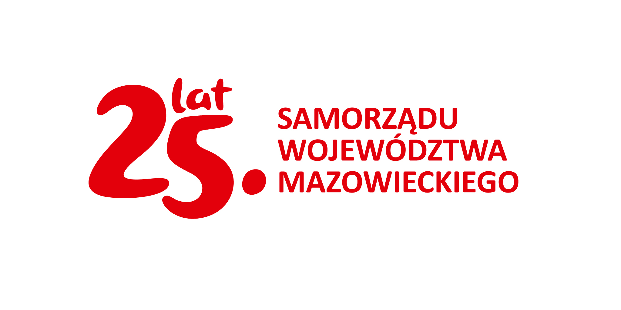 Logotyp 25 lat samorządu województwa mazowieckiego